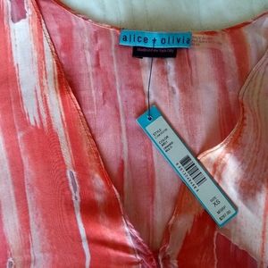 Alice + Olivia Silk Top